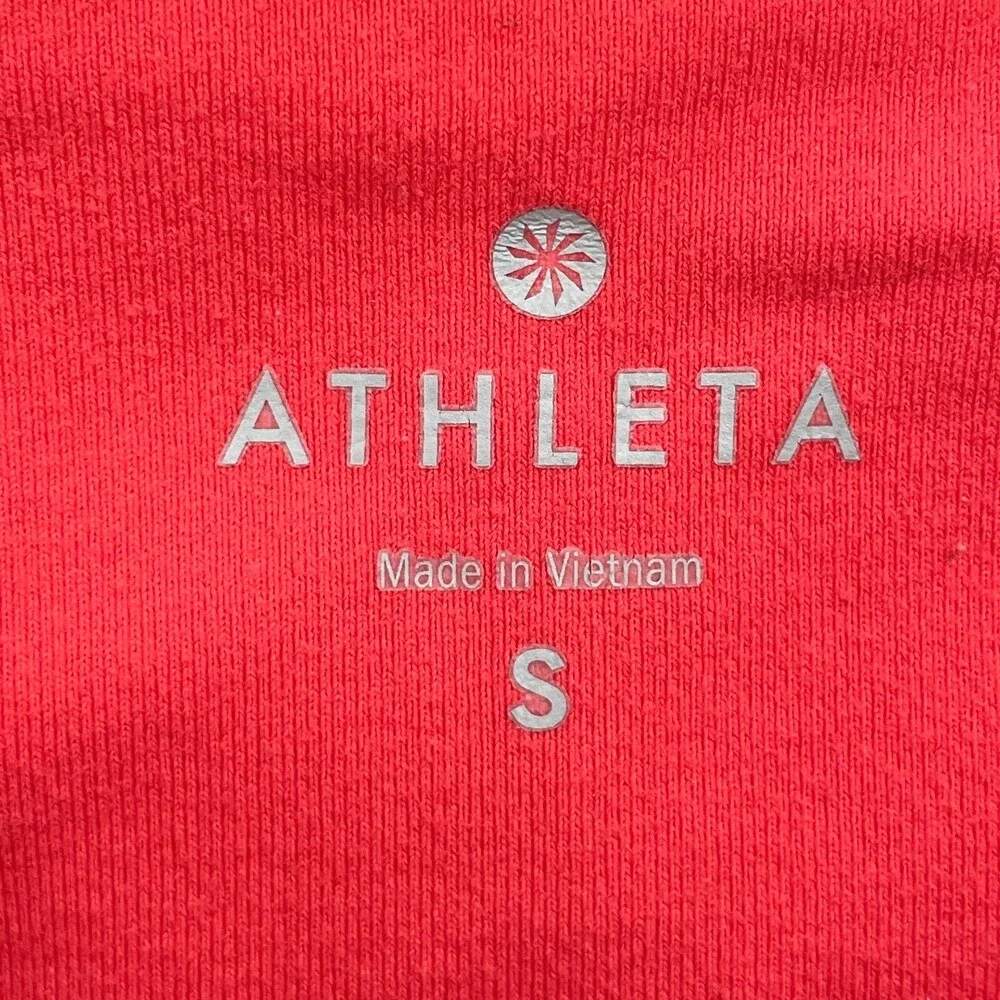 ATHLETA Gray Pull On Capri Mesh Leggings Size S